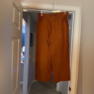 J. Crew Burnt Orange Trousers Wide Leg